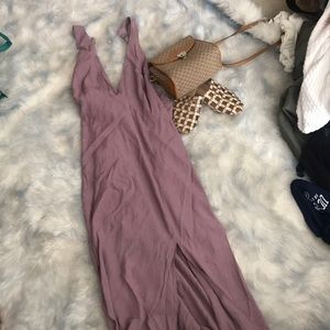 Lavender bohemian maxi dress ✨